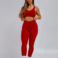 Vibe Leggings - Red