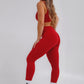 Vibe Leggings - Red