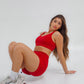 The Butterfly Bra - Red