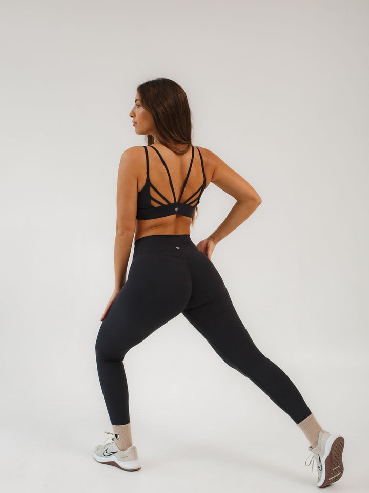 Bra &amp; Leggings Set — Black - lifeofavocado