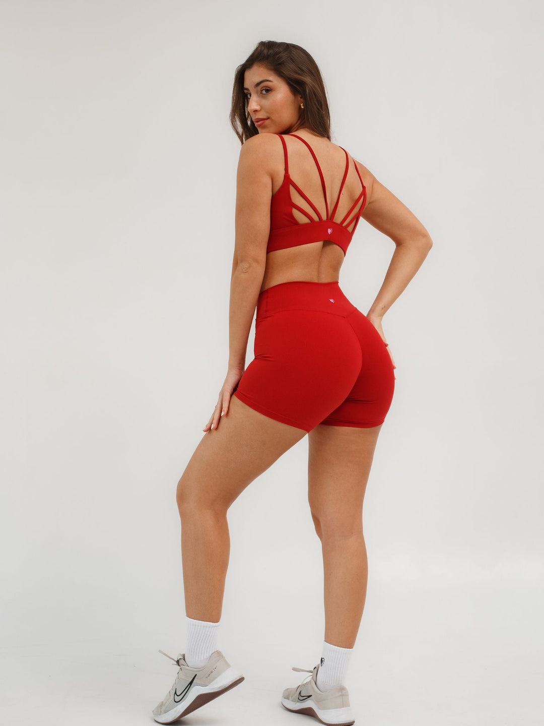 Bra &amp; Shorts Set — Red - lifeofavocado