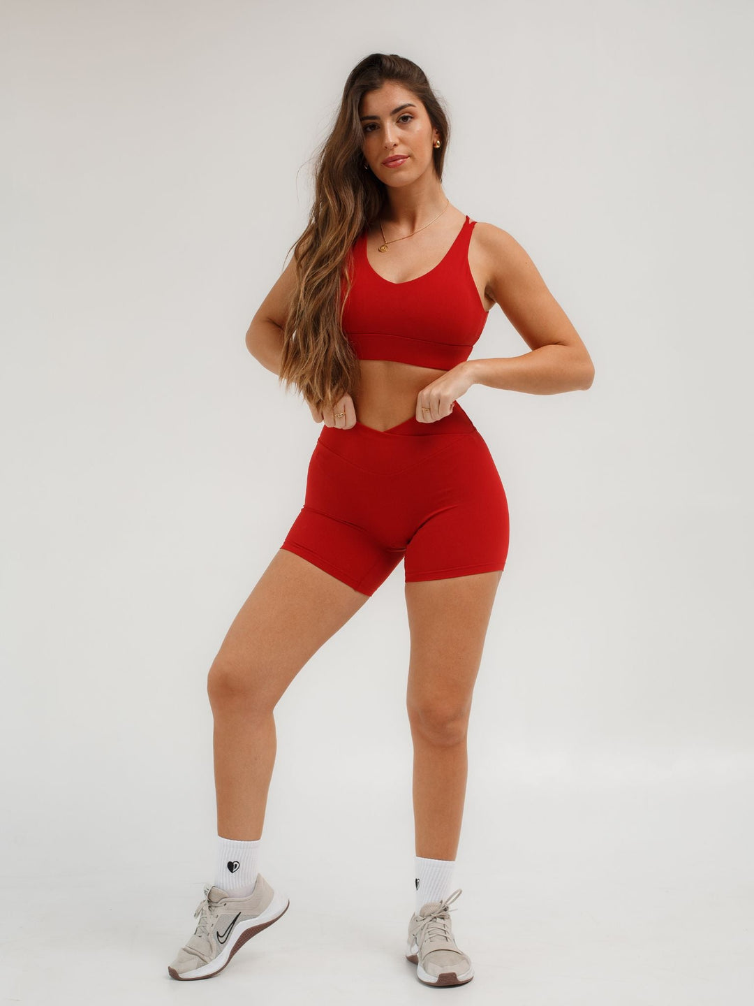 Bra & Shorts Set — Red - lifeofavocado