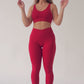 Vibe Leggings - Red