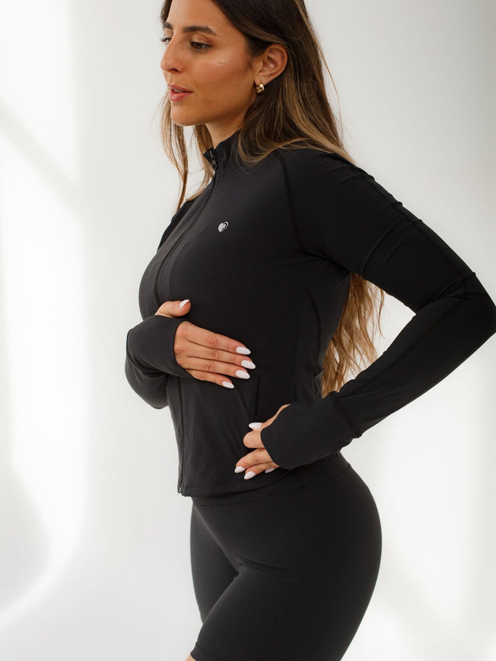Sculpt Jacket - Black - lifeofavocado